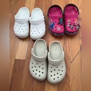 Kids Crocs Clogs Bundle Size 12 Excellent condition